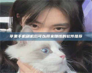 鞍山苹果手机刷机后可以用来赚钱的软件推荐 第1张 鞍山苹果手机刷机后可以用来赚钱的软件推荐 第1张